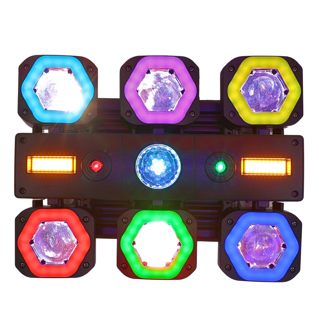 LIGHT4ME CLUBMIX bevegelig multieffektbelysning