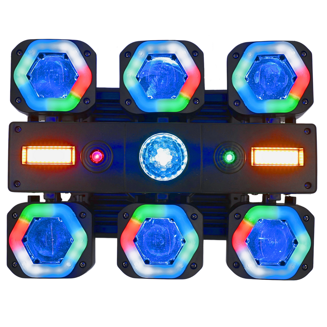 LIGHT4ME CLUBMIX bevegelig multieffektbelysning