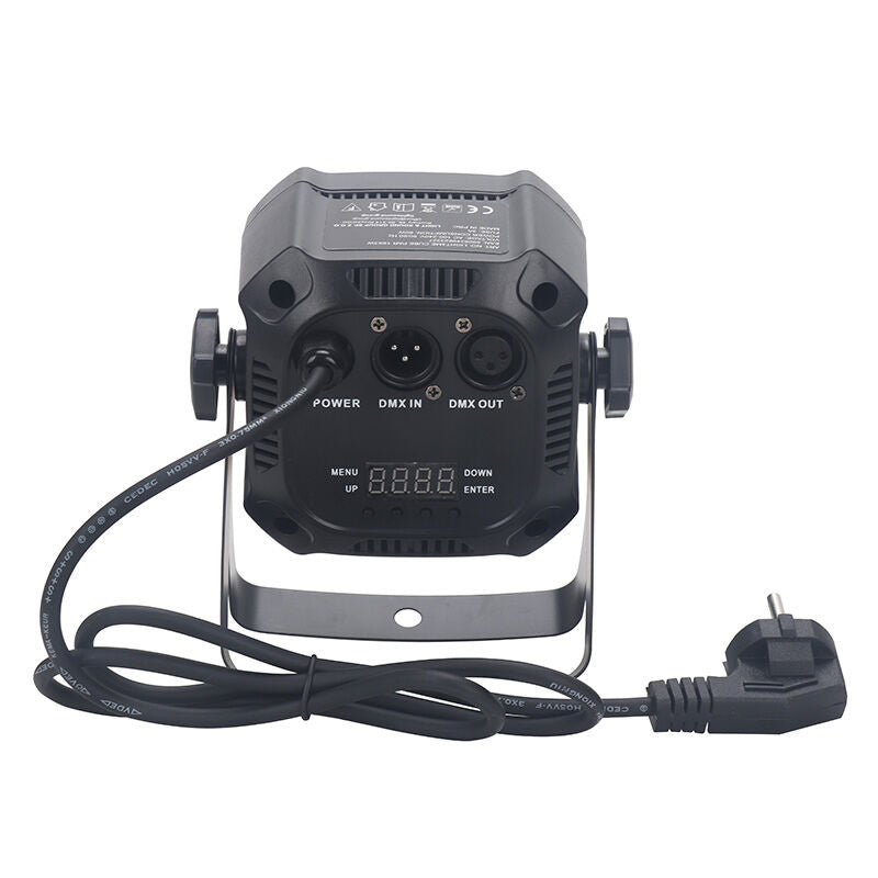 Light4Me Cube PAR 19x3W RGBW LED PAR spot