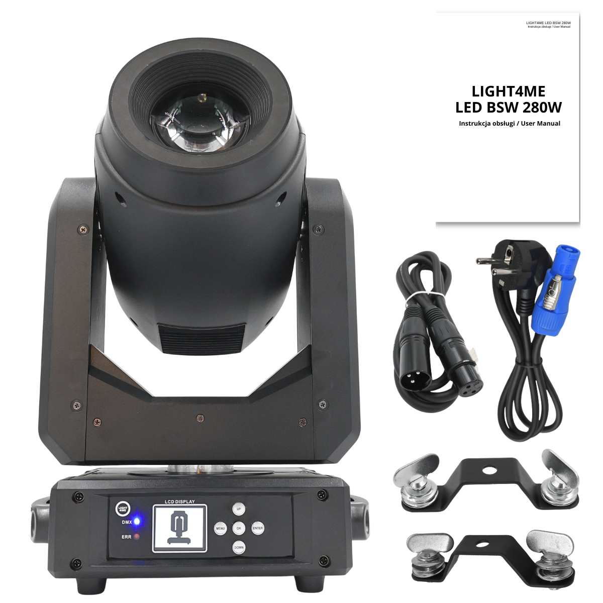 LIGHT4ME LED BSW 280W hybrid-movinghead