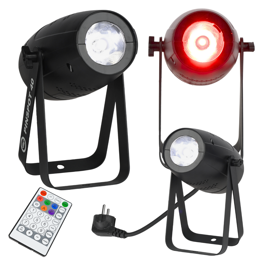 Light4Me Pinspot 40 Watt RGBW