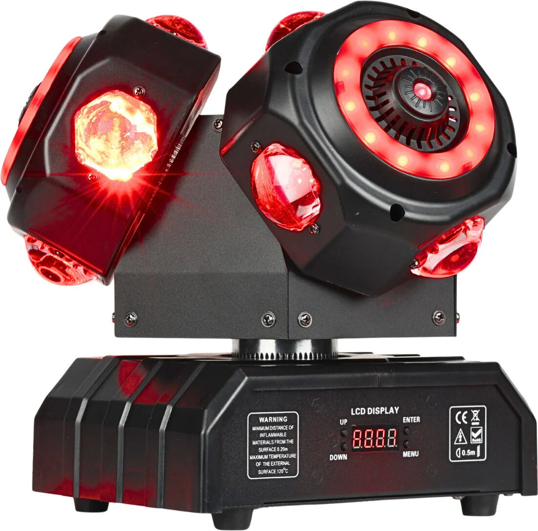 LIGHT4ME SID PRO 5-i-1 bevegelig multieffektlampe