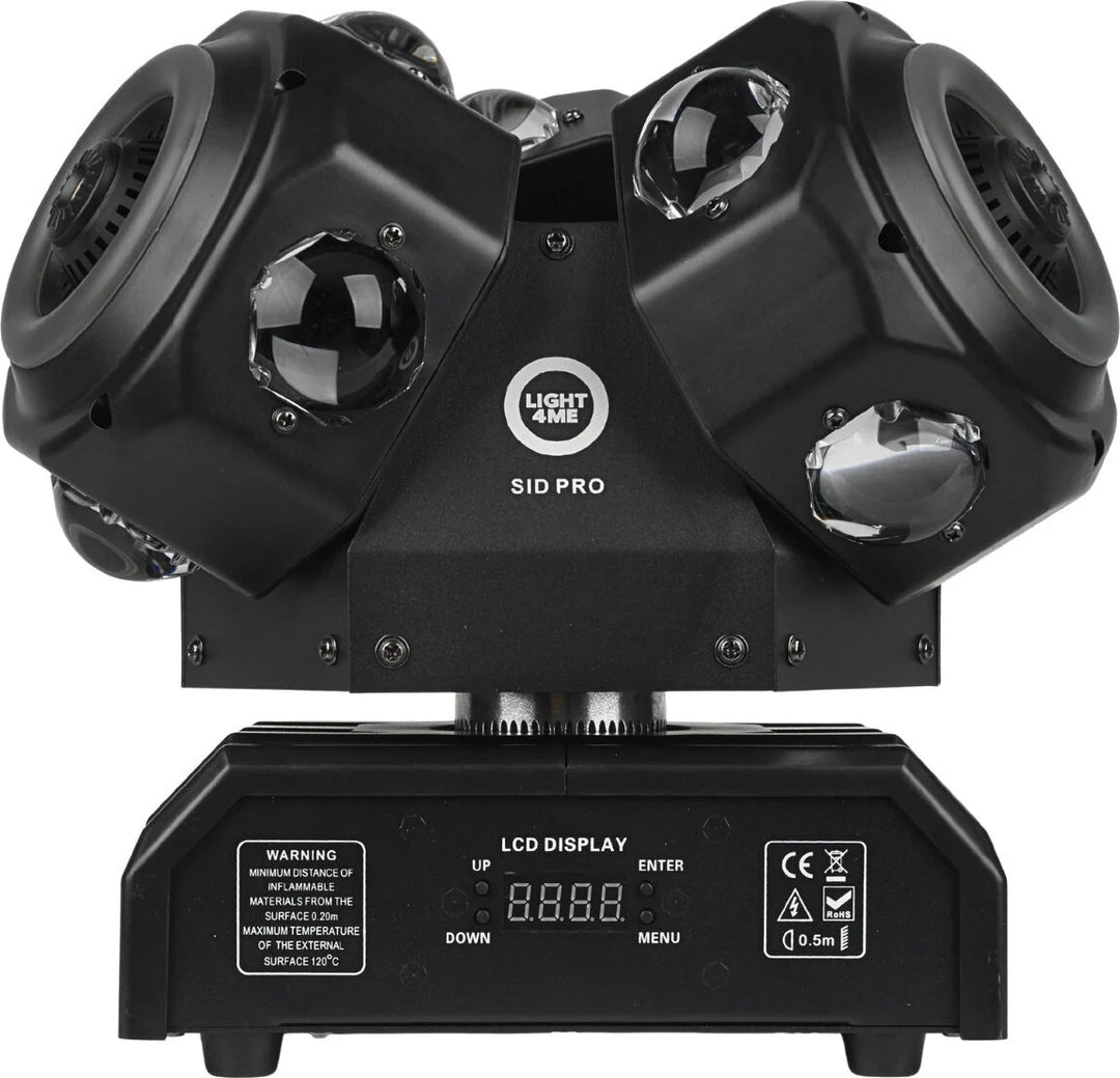 LIGHT4ME SID PRO 5-i-1 bevegelig multieffektlampe
