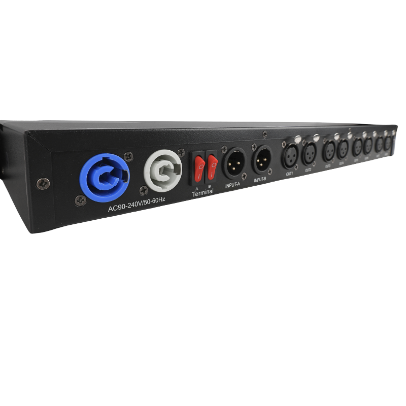 LIGHT4ME XSPLIT 2x4 DMX-splitter