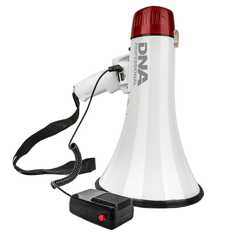 DNA MEGA1 Megafon 30W med Bluetooth, USB, AUX og MicroSD