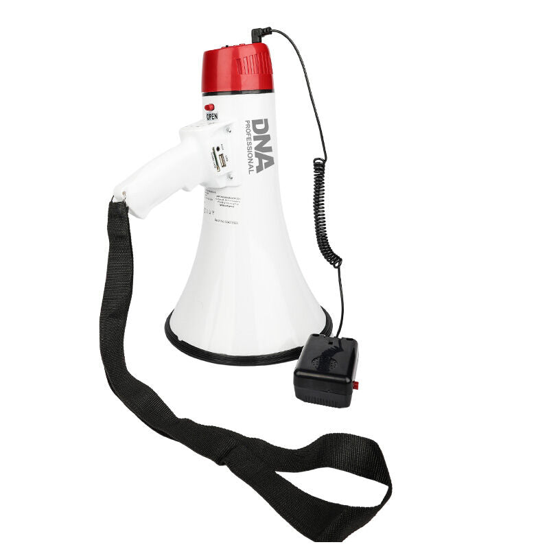 DNA MEGA1 Megafon 30W med Bluetooth, USB, AUX og MicroSD
