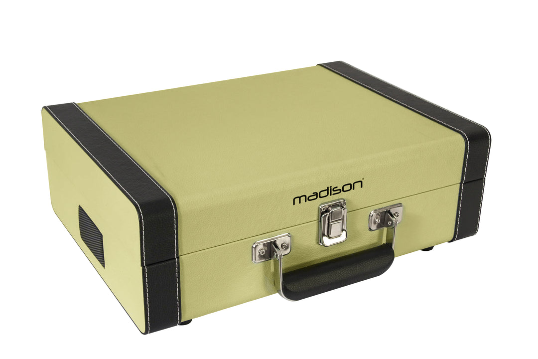 Madison Vintage Platespiller m. Bluetooth (Grønn)