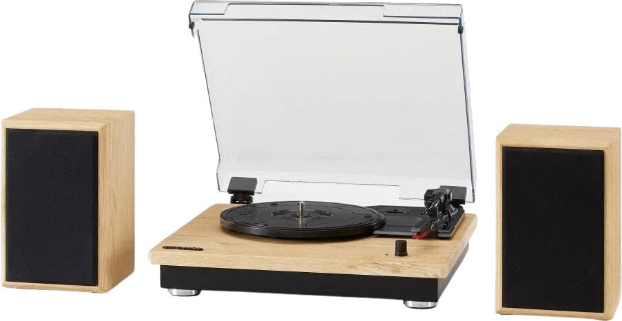Crosley Brio Platespiller m/høyttalere, Natural