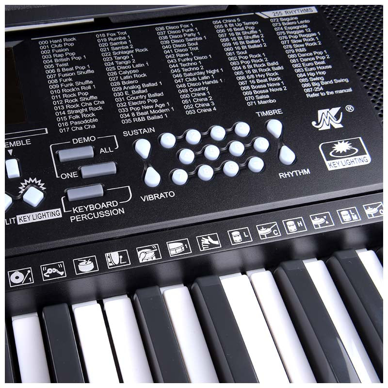 Keyboard med LED (61 tangenter)