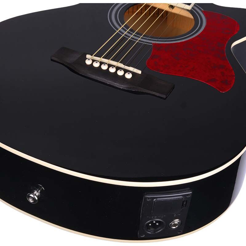 V-Tone EAG SET BK elektrisk akustisk gitar + forsterker, Sort