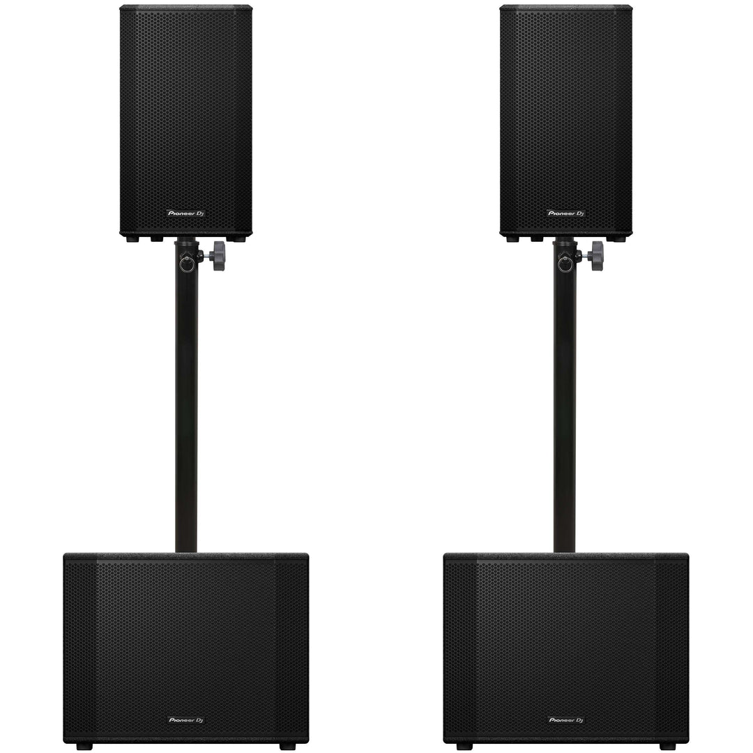 Pioneer DJ 2x XPRS-1152ST + 2x XPRS-102 Pakke