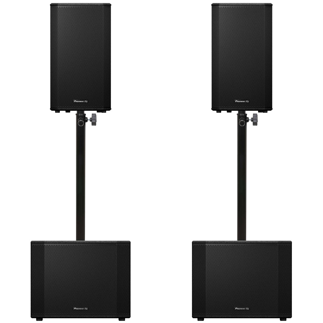 Pioneer DJ 2x XPRS-1152ST + 2x XPRS-122 Pakke