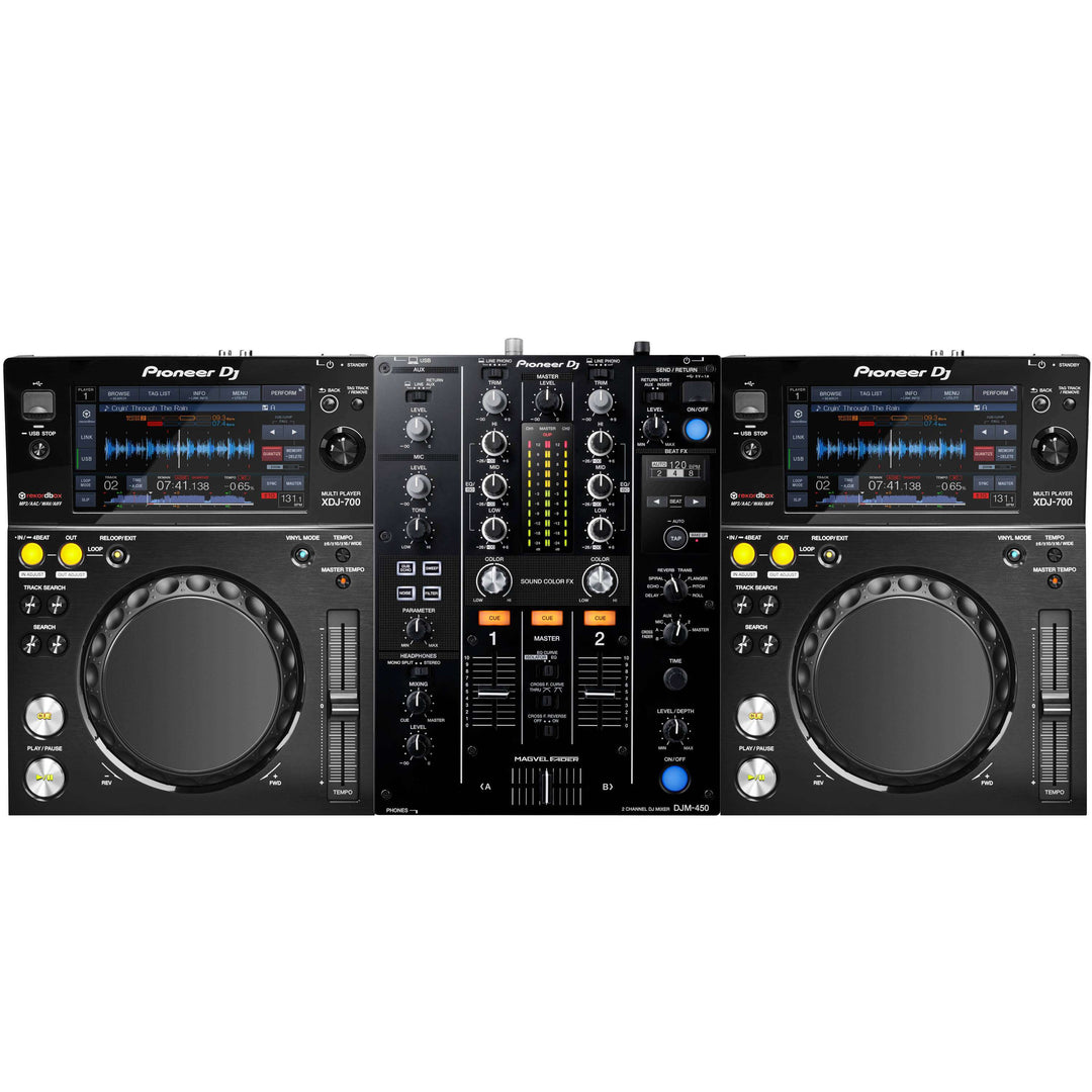 Pioneer DJ DJM-450 + XDJ-700 Pakke