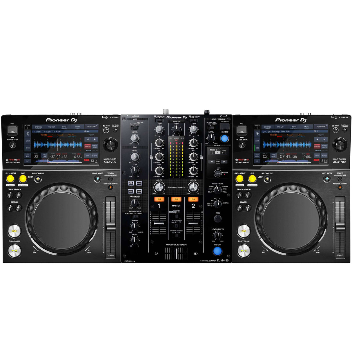Pioneer DJ DJM-450 + XDJ-700 Pakke
