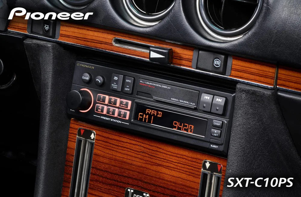 Pioneer SXT-C10PS Retro Bilradio med DAB+ og Bluetooth