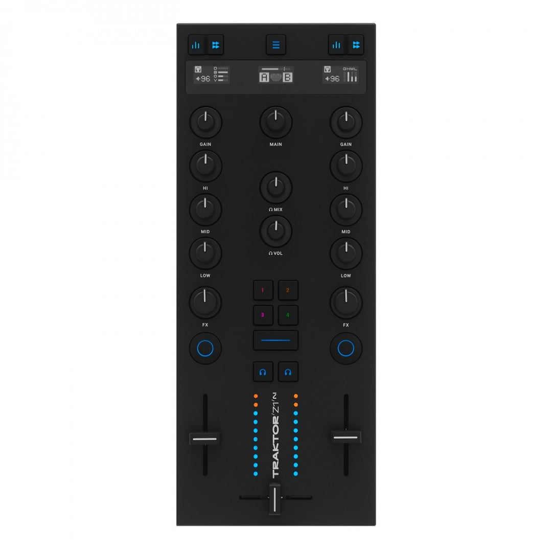 Native Instruments Traktor Z1 MK2 DJ-mikserkontroller og lydgrensesnitt