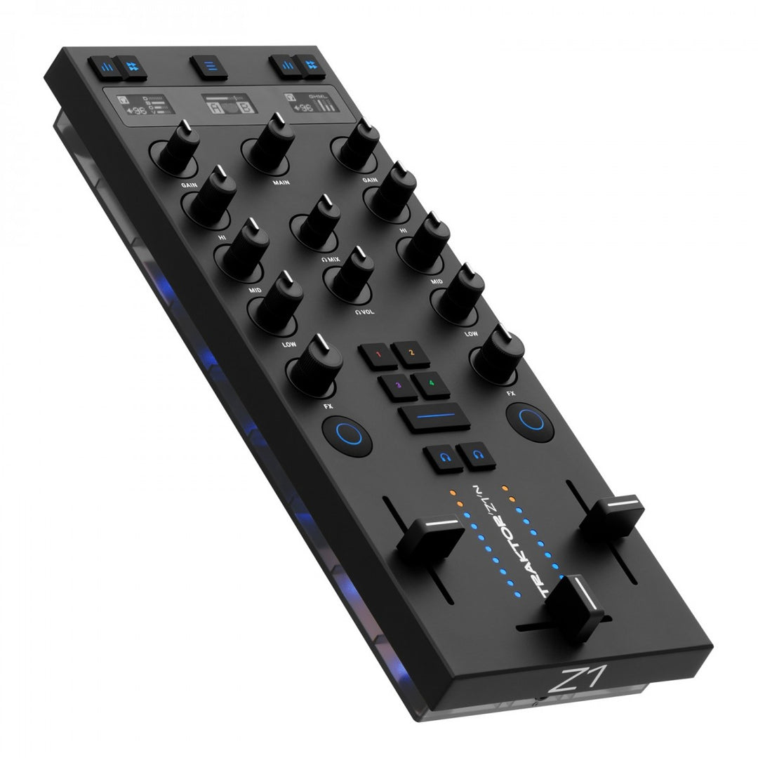 Native Instruments Traktor Z1 MK2 DJ-mikserkontroller og lydgrensesnitt