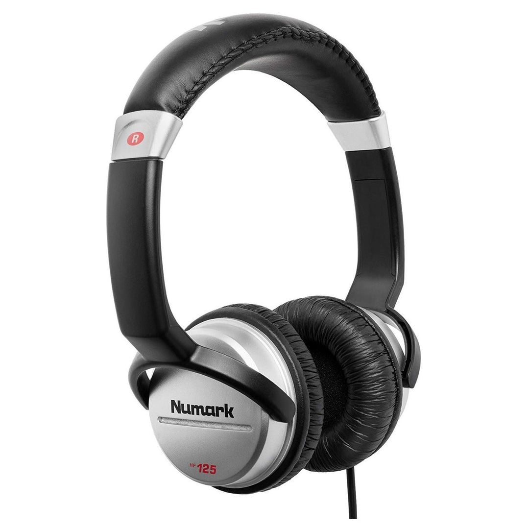 Numark HF125 DJ hodetelefoner (svart/sølv)