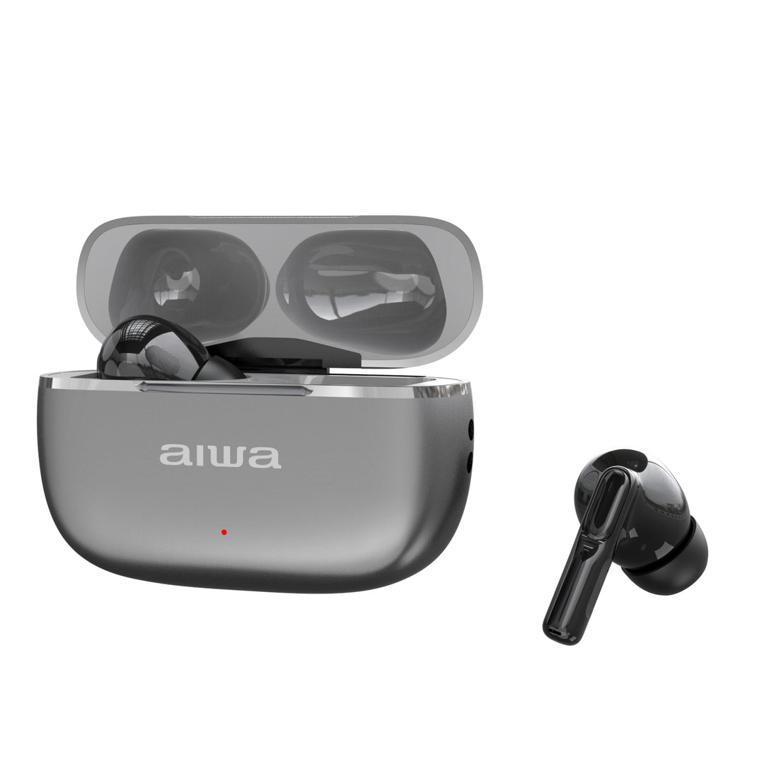 AIWA ETWS-160 True Wireless-ørepropper med ANC, ENC og Bluetooth 5.4