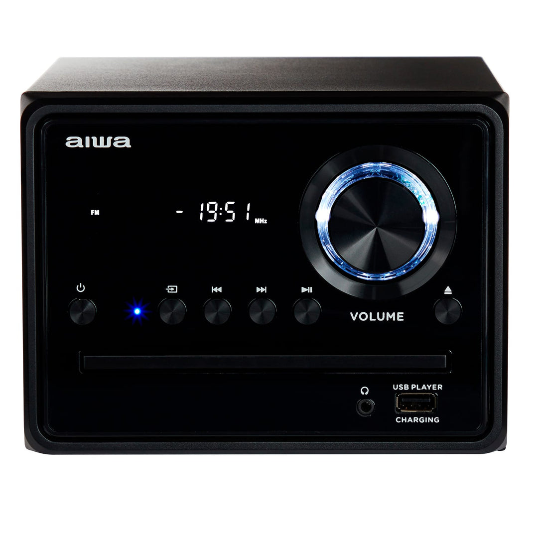 AIWA MCBT-350 Micro Hi-Fi-anlegg 20W med Bluetooth, CD, FM og USB