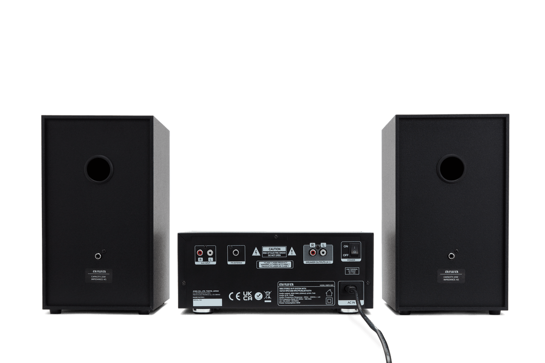 AIWA MCBT-550 Mini Hi-Fi – 50W, Bluetooth, CD og FM