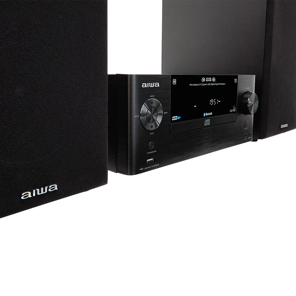 AIWA MCBT-550 Mini Hi-Fi – 50W, Bluetooth, CD og FM