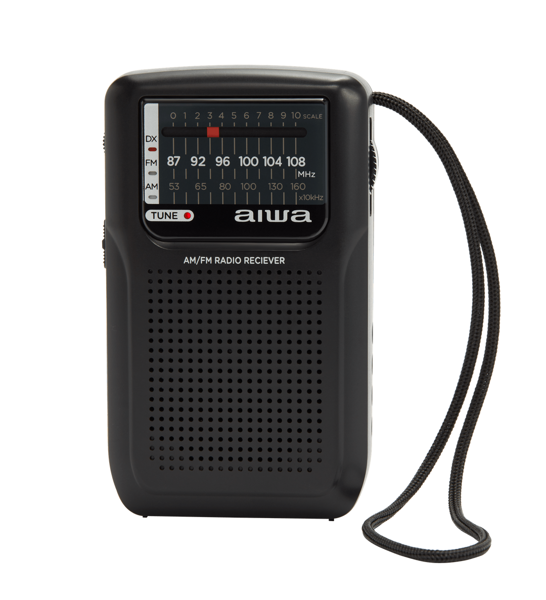 AIWA RS-20 Lommeradio med AM/FM, FM DX og hodetelefoner