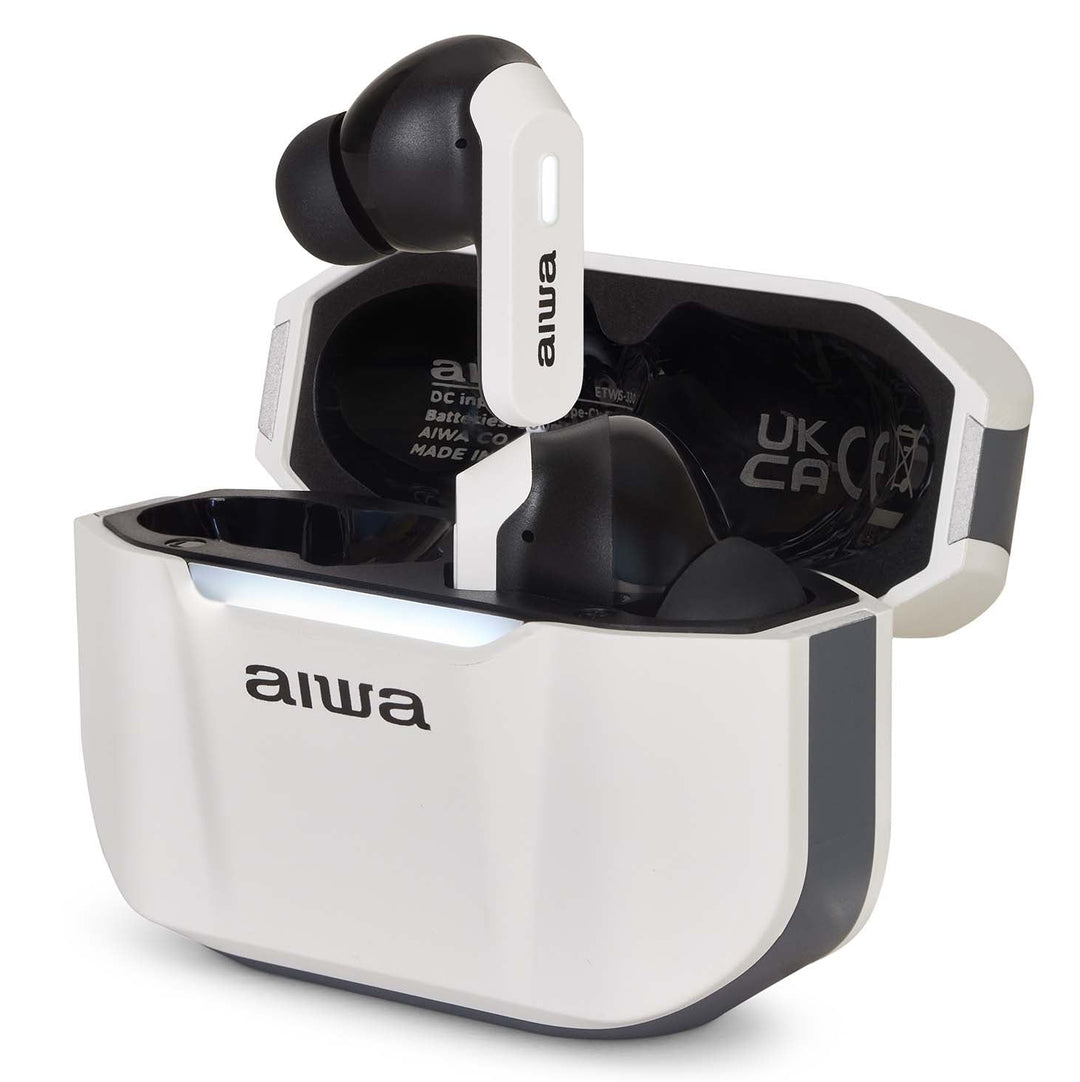 Aiwa ETWS-330WT TWS-øretelefoner, hvit