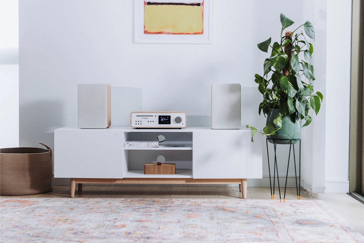 Pure Classic Stereo Hi-Fi System – DAB+, CD, Bluetooth, 100W, Eik