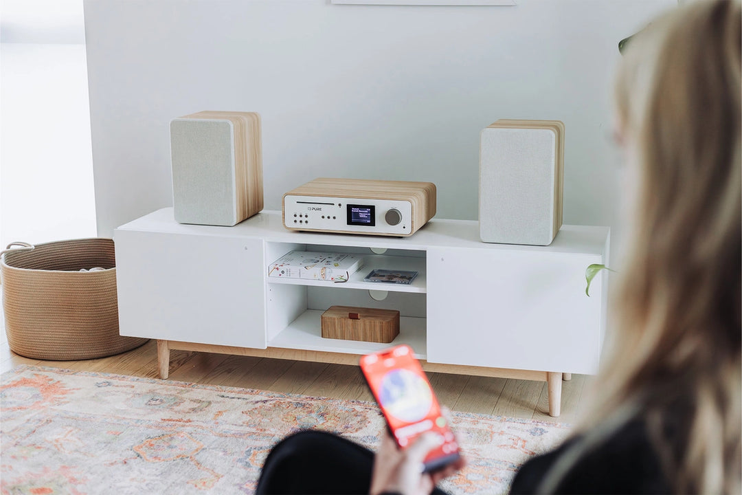 Pure Classic Stereo Hi-Fi System – DAB+, CD, Bluetooth, 100W, Eik