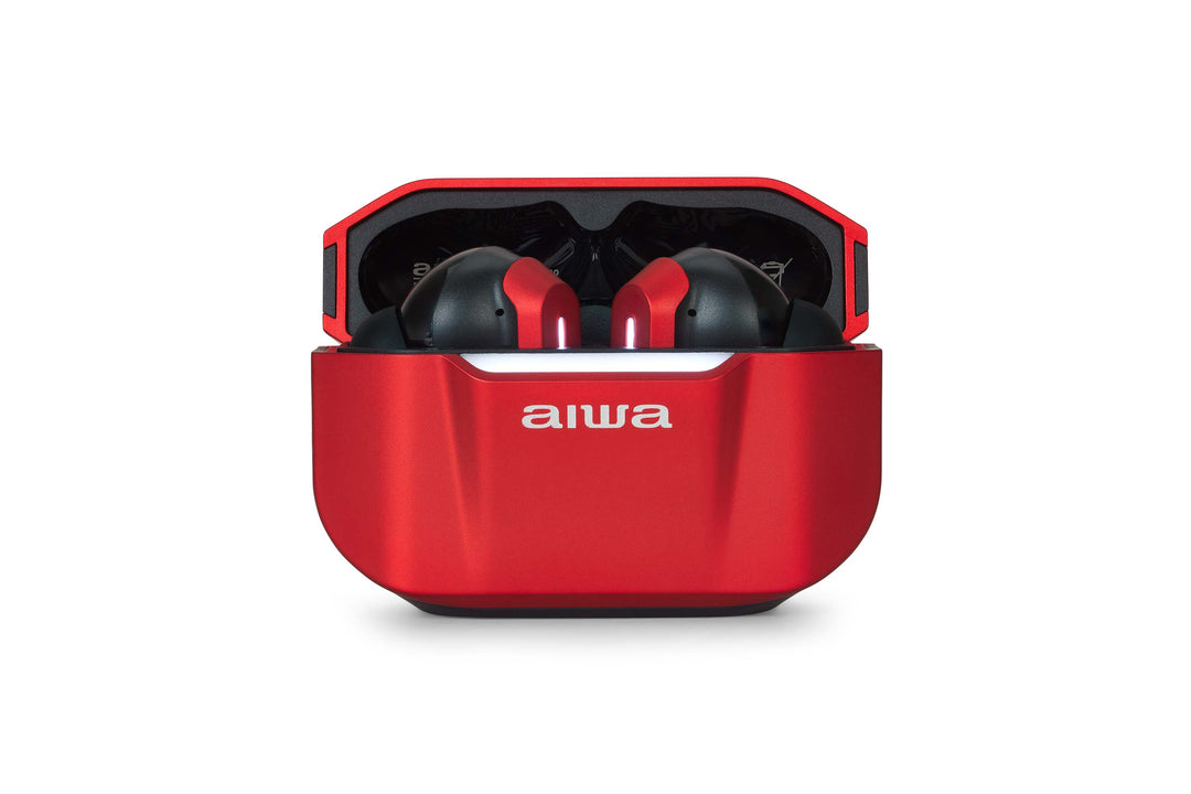 Aiwa ETWS-330RD TWS-øretelefoner, rød