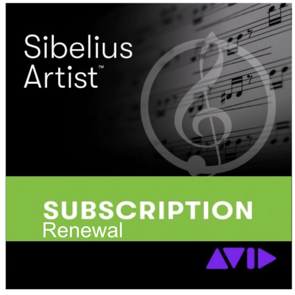 Sibelius Artist-abonnement FORNYELSE