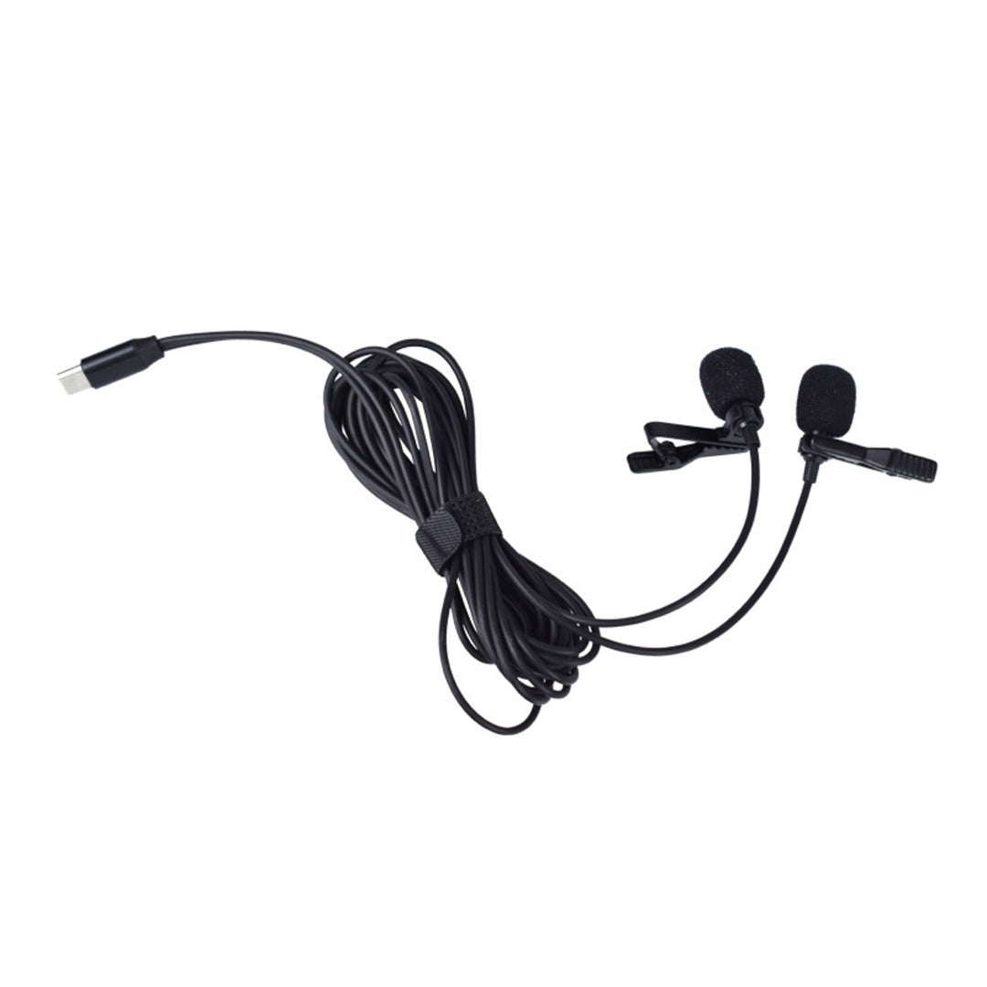 Renton Dobbelt knapphullsmikrofon (USB-C)