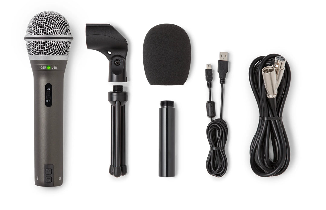 Samson Q2U USB/XLR Mikrofoner (Grå)