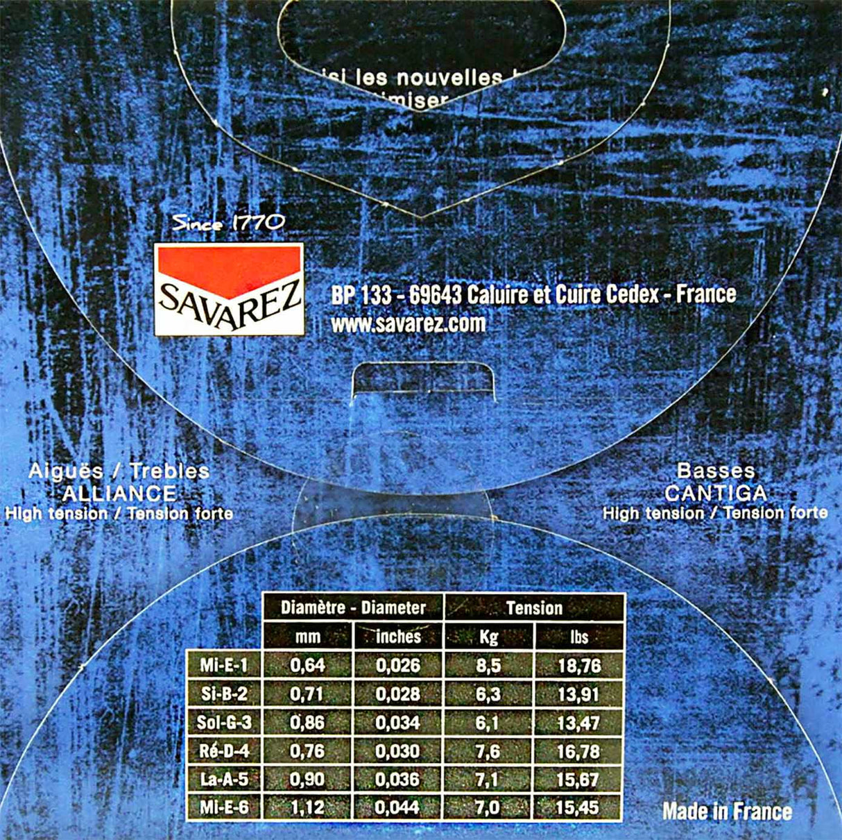 Savarez 510AJ Alliance Cantiga, klassisk gitar