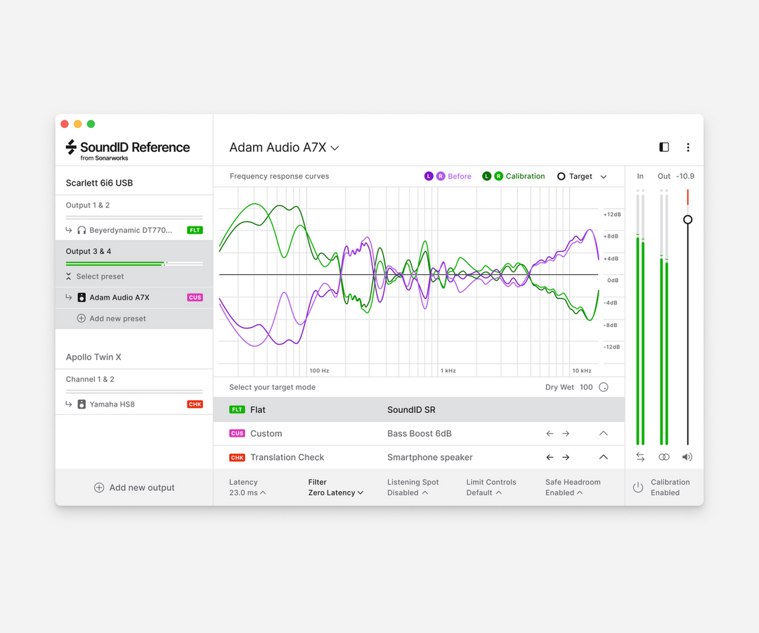 SoundID Reference Virtuell monitorering