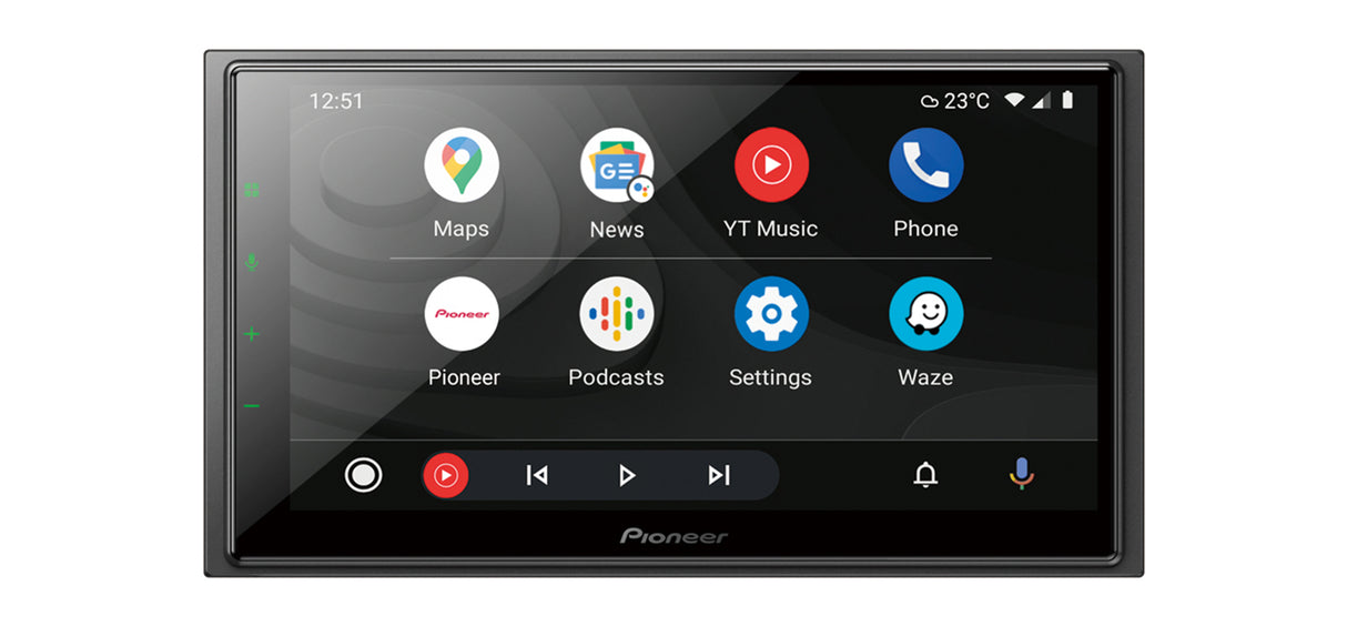 Pioneer SPH-EVO64DAB 2-DIN bilstereo med trådløs CarPlay , DAB- radio og Bluetooth