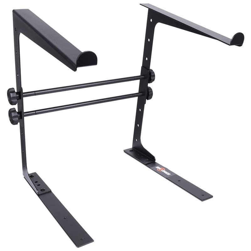 Laptopstativ med monteringsbrakett – justerbart til 12–17", Sort