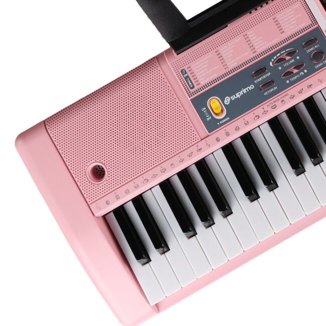 Suprimo Keyboard til Børn med mikrofoner – Pink