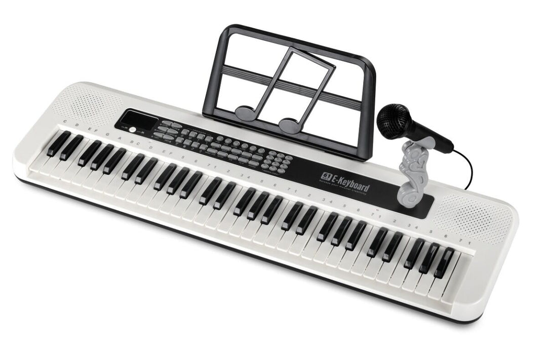 SUPRIMO KEY61 KD Keyboard 61 tangenter med mikrofoner, hvit