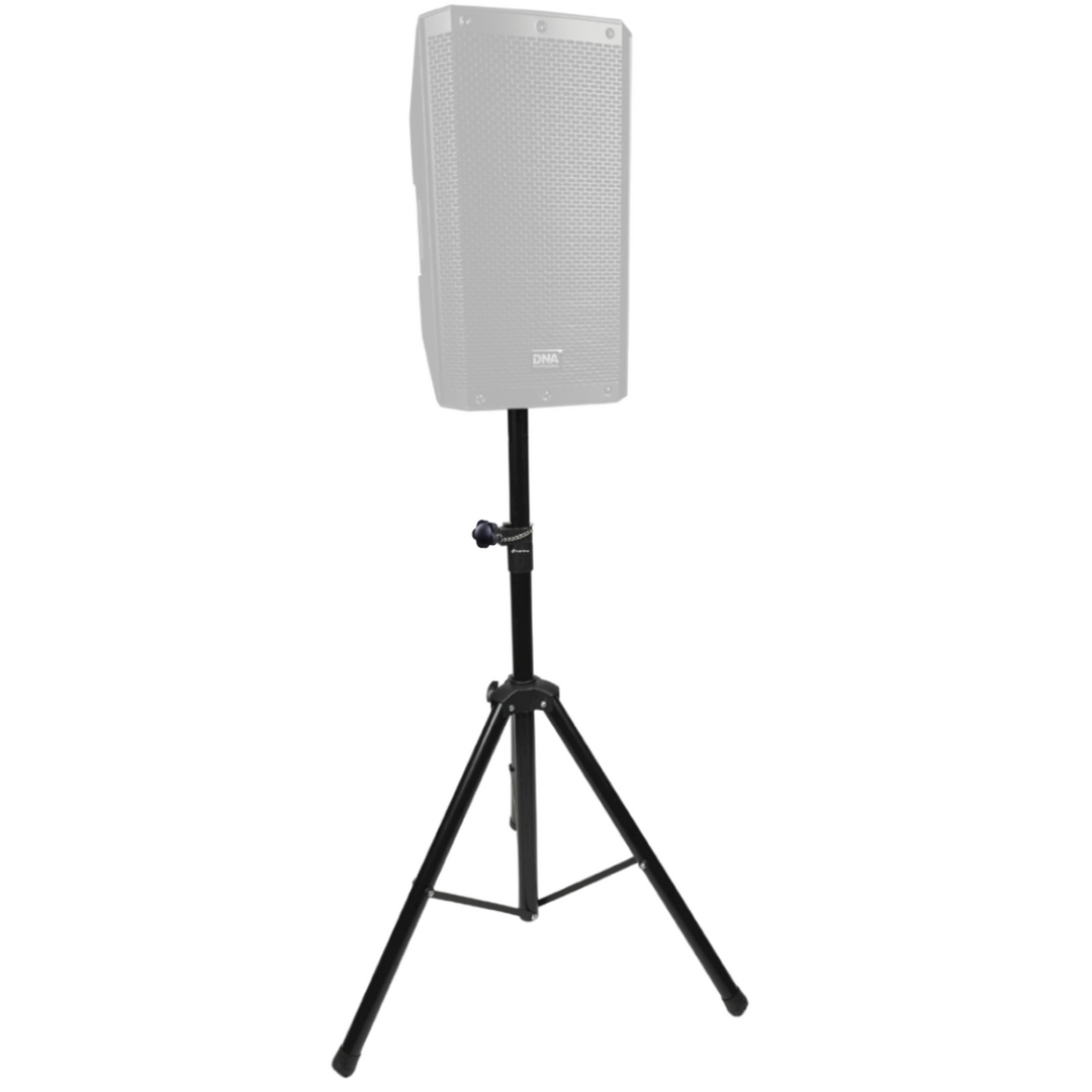 Høyttalerstativ Tripod Sort med Sikkerhetspinne