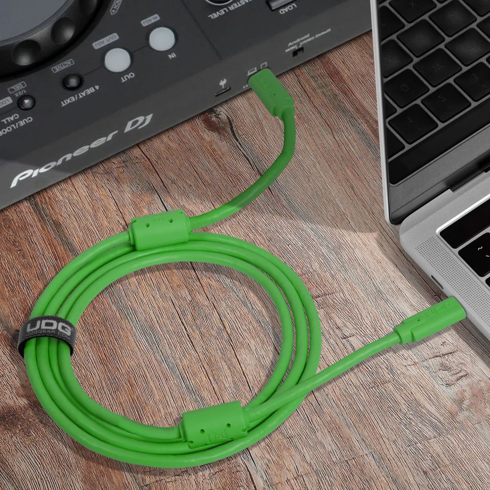 UDG Ultimate Cable USB 3.2 C-C Grønn Rett 1,5m