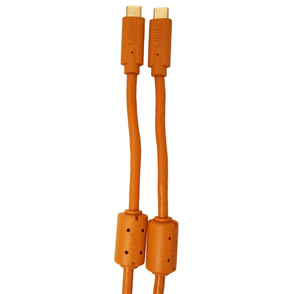 UDG Ultimate Kabel USB 3.2 C-C Oransje Rett 1,5m