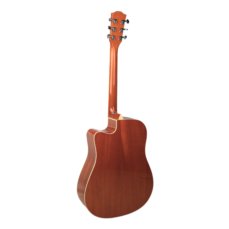 V-TONE VEAG1 CE NT Elektroakustisk Gitar 4/4 Dreadnought Cutaway – Natur