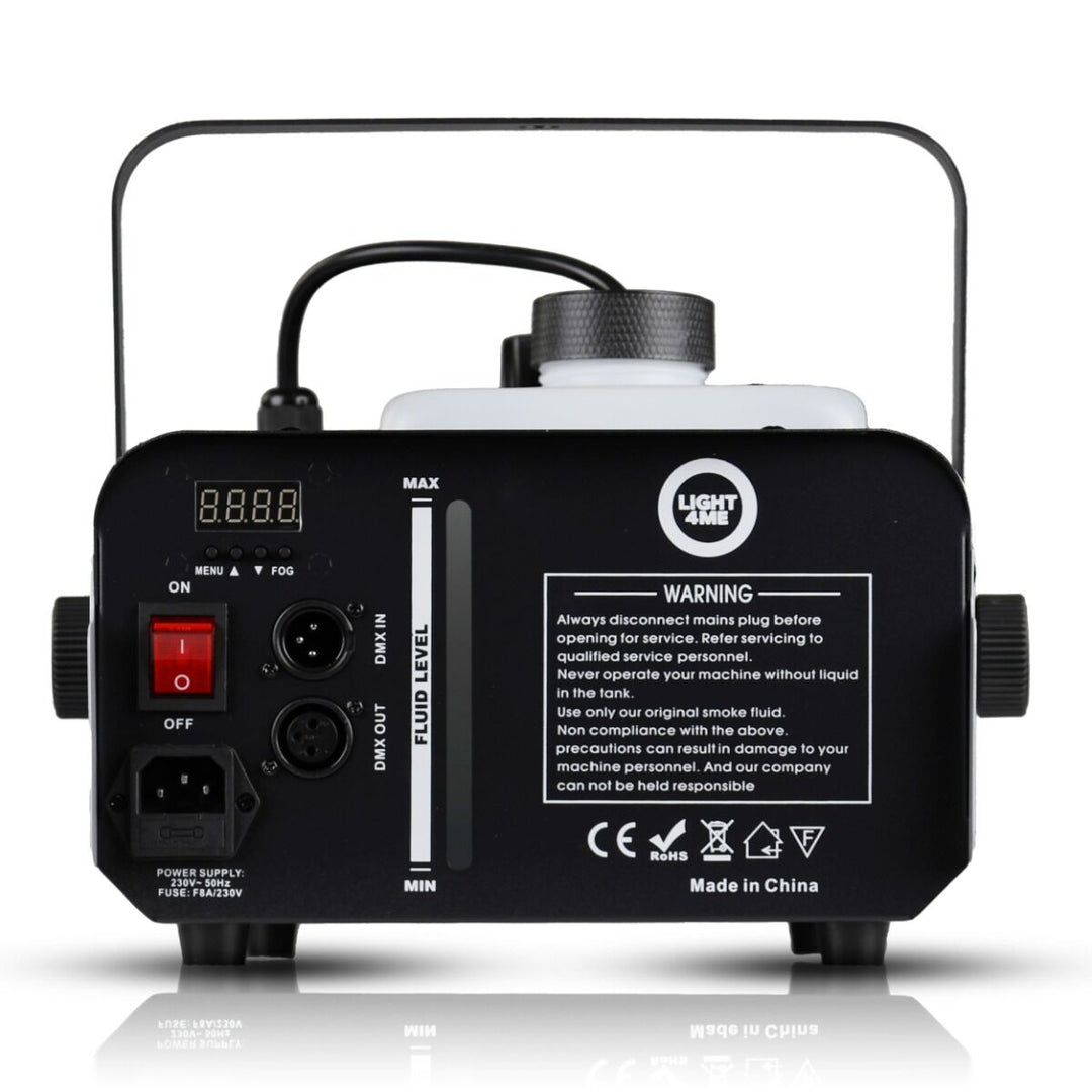 Light4Me Fog 1200 LED Røykmaskin 1200W med RGB LED & DMX