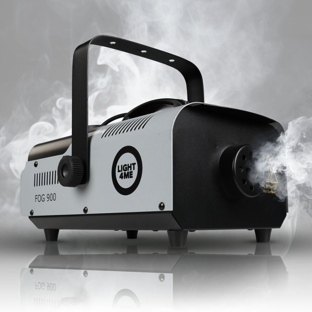 Light4Me Fog 900 Røykmaskin 900W med Trådløs Fjernbetjening