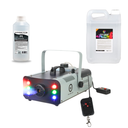 Light4Me FM 1500 LED Røykmaskin 1500W Bundle