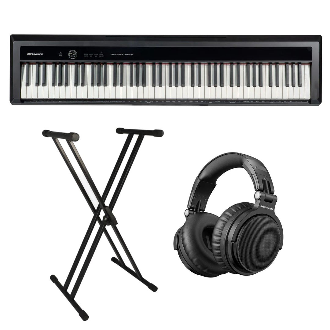 Grooveland P450 Elektrisk Piano Pack (Sort)