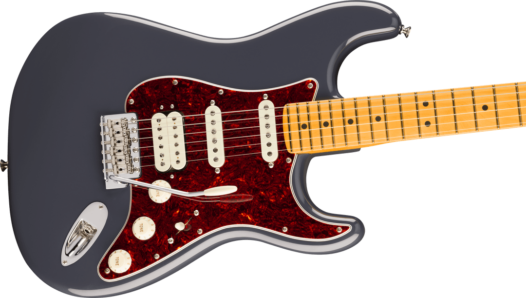 Fender American Professional Classic Stratocaster HSS, Lønn Fingerboard, Faded Black