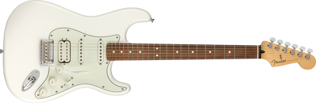 Fender Player Stratocaster elektrisk gitar (Polar White )